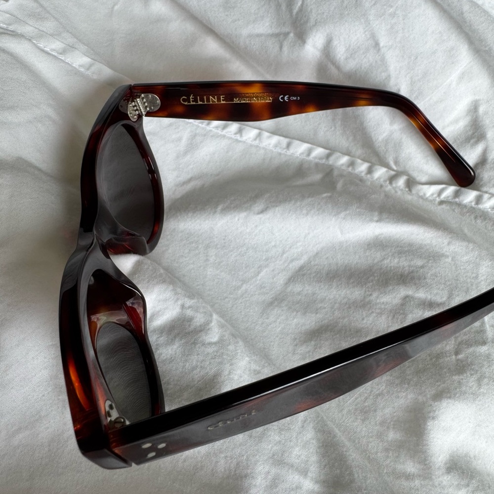 Celine Tortoise Shell Sunglasses - Picture 13 of 14